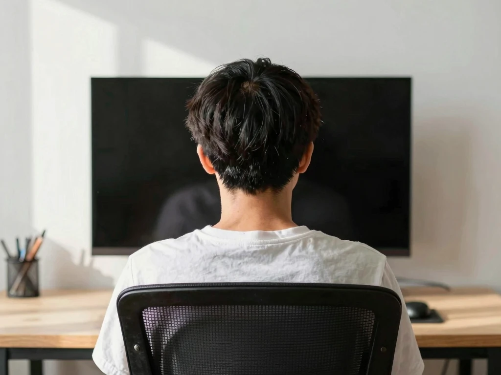 Soft gradient waves suggesting slow breathing